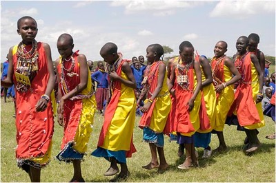 School Children Dancing Large